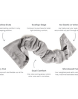 Bone Weighted Sleep Mask - Eye Mask Nodpod Weighted Sleep Mask