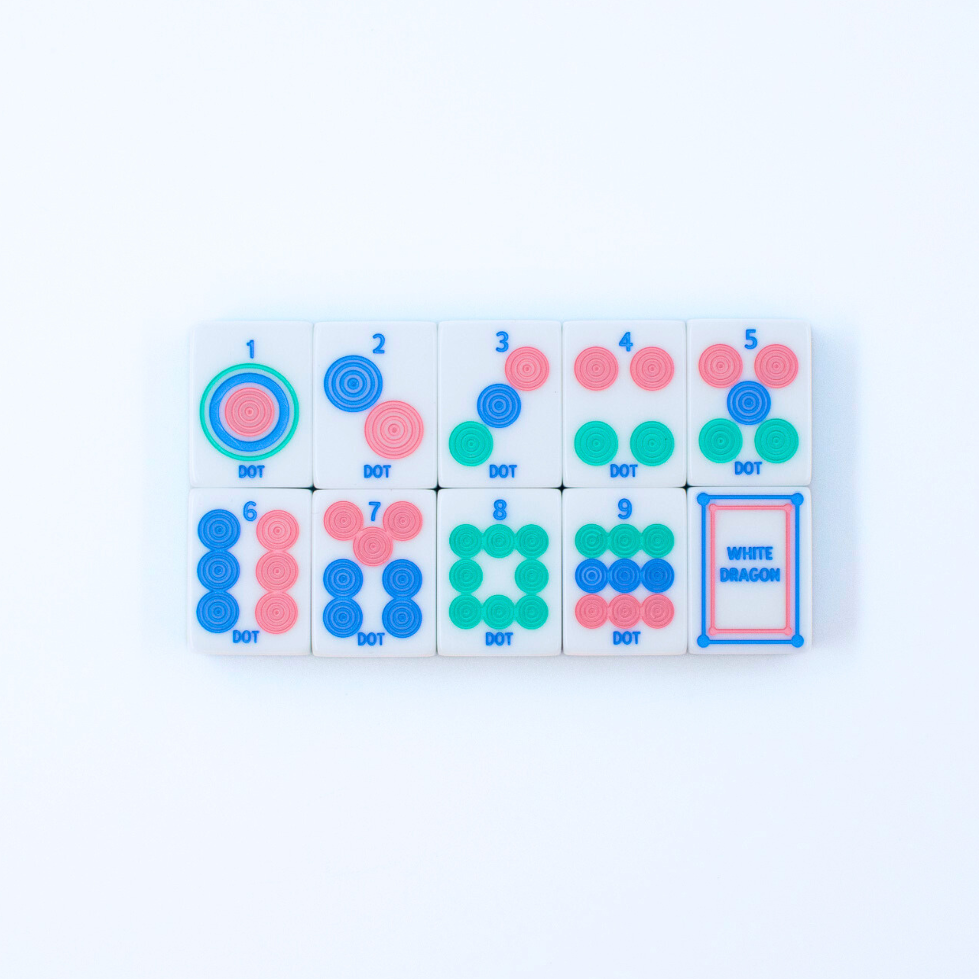 My Fair Mahjong Crystal Collection – Prism Series Tile Set (Blue)