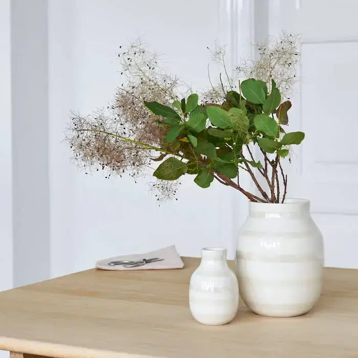 Kähler - Omaggio - Large Ceramic Vase - Mother of Pearl