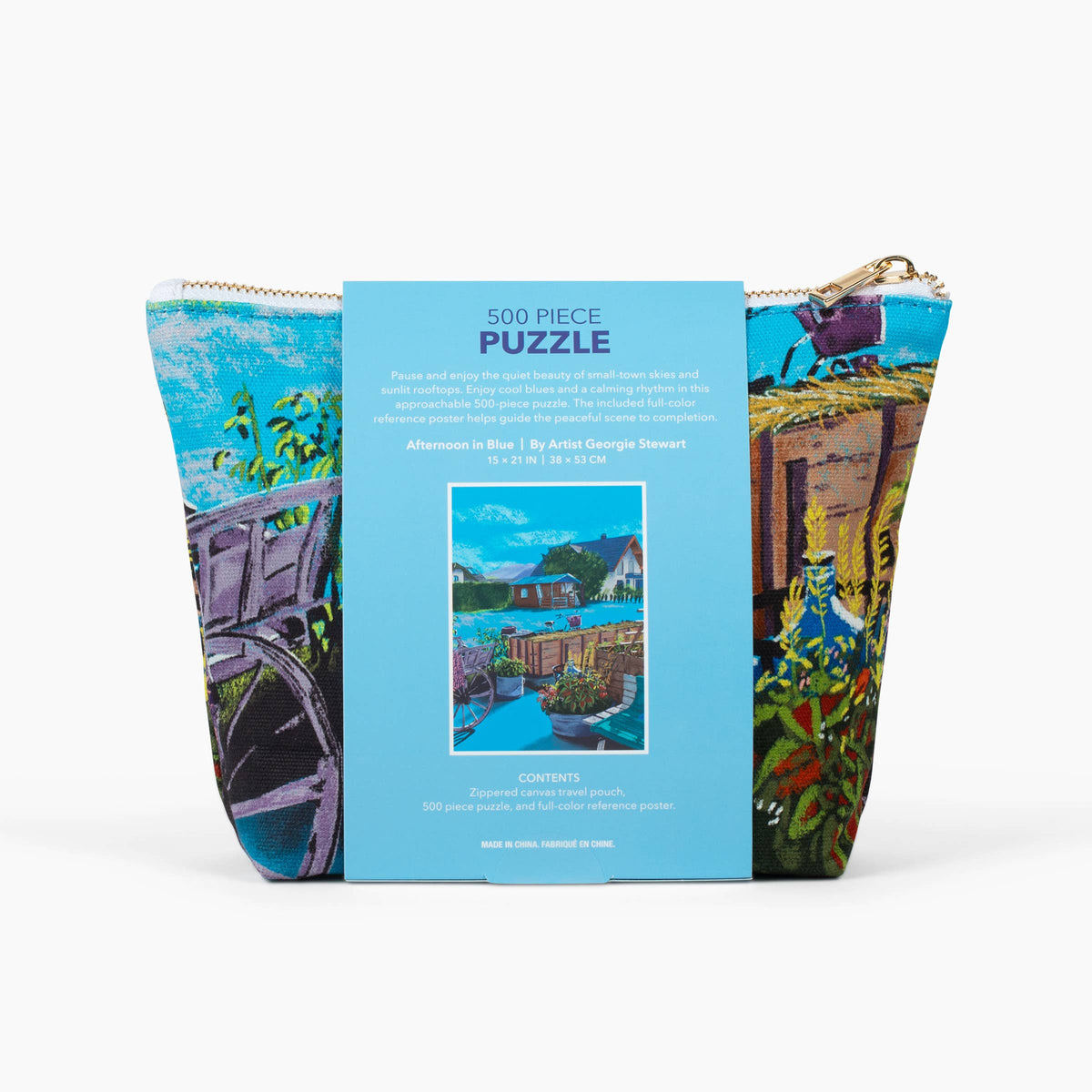Canvas Classics Afternoon in Blue 500 Piece Puzzle