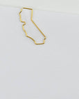 California - Unique Gold Plated Paper Clips - Pack of 25
