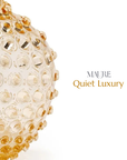 Hobnail Glass Pitcher | Butterscotch | 2L | Vintage Jug