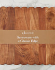 Scalloped Cutting Board, Large Square