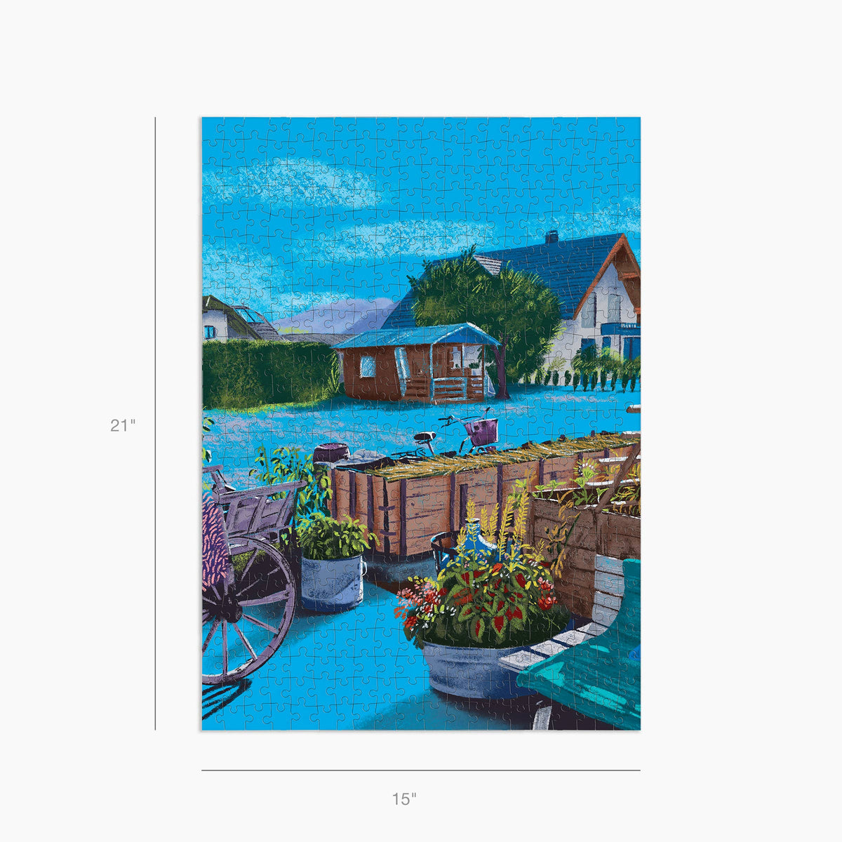 Canvas Classics Afternoon in Blue 500 Piece Puzzle