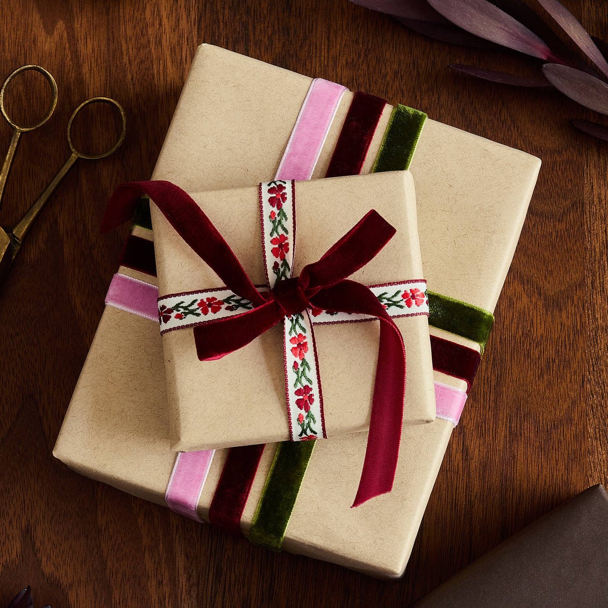 Velvet Ribbon - Garnet