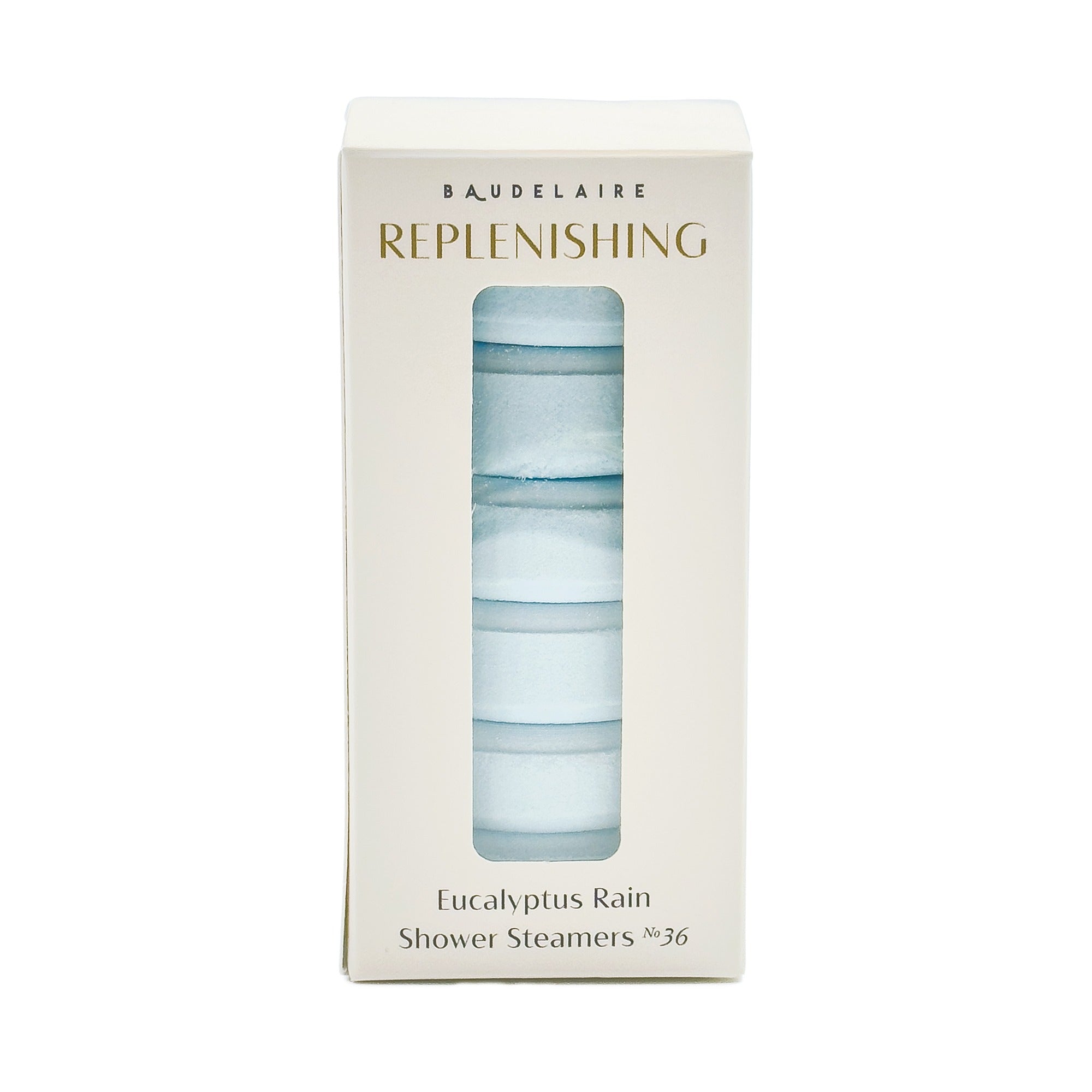 Baudelaire REPLENISH – Eucalyptus Rain Shower Steamers