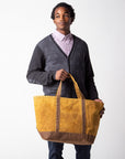 Waxed Large Classic Tote - Yellow