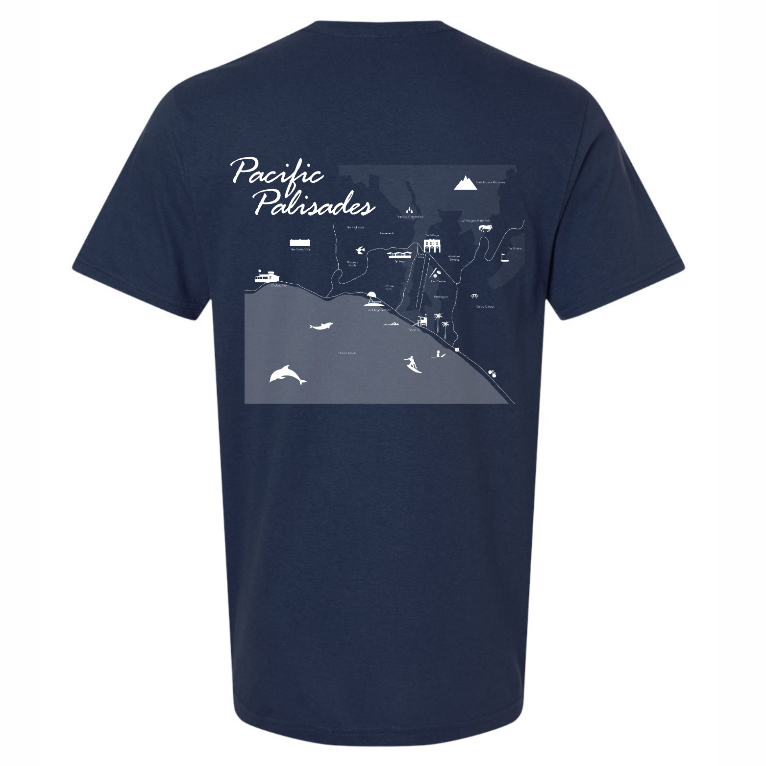 Palisades Hometown Tee - Navy