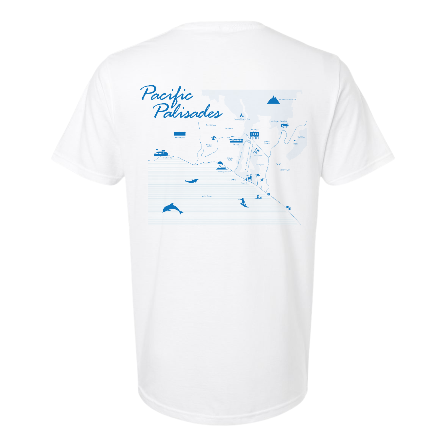 Palisades Hometown Tee - White