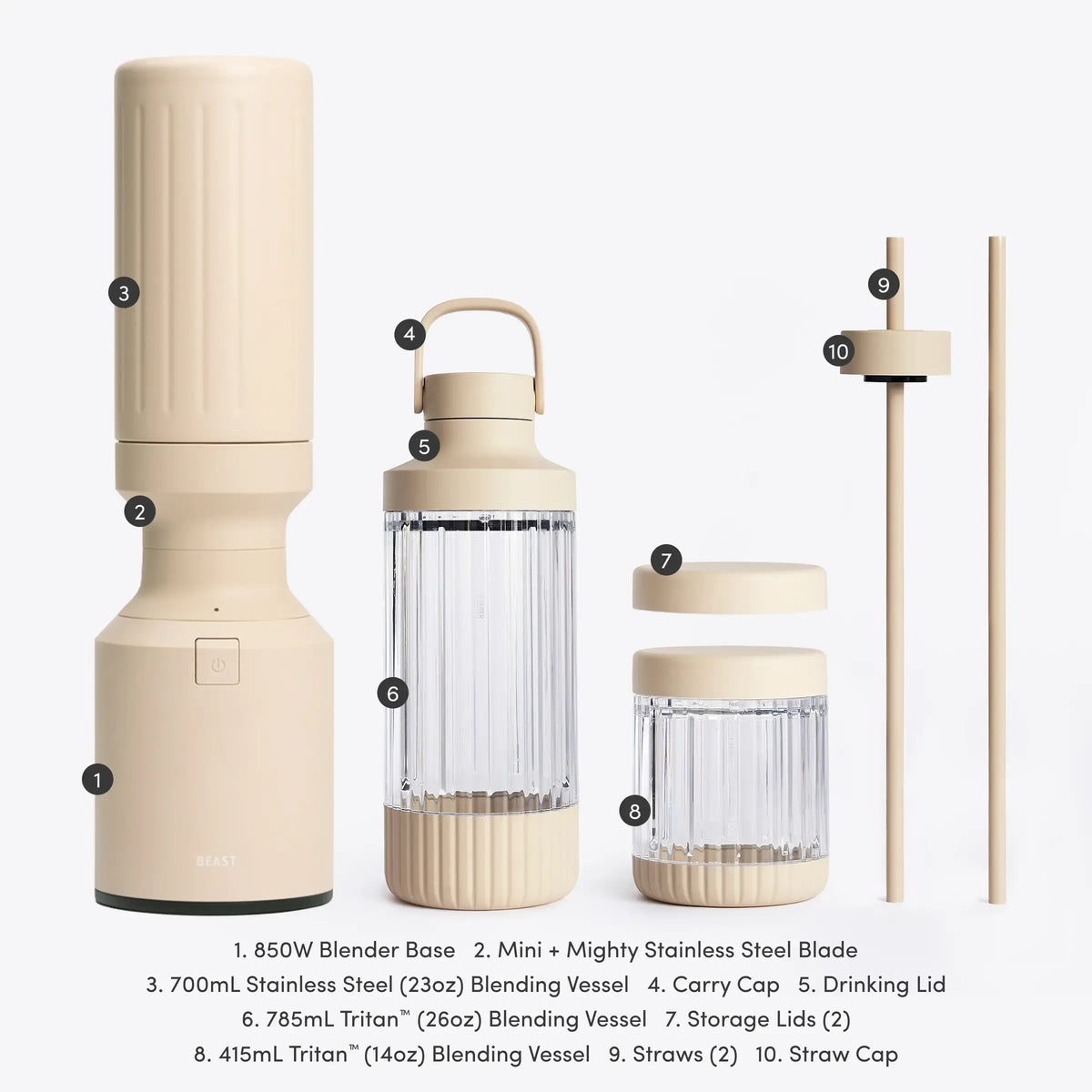 Beast® Mighty 850 Stainless Steel Sand
