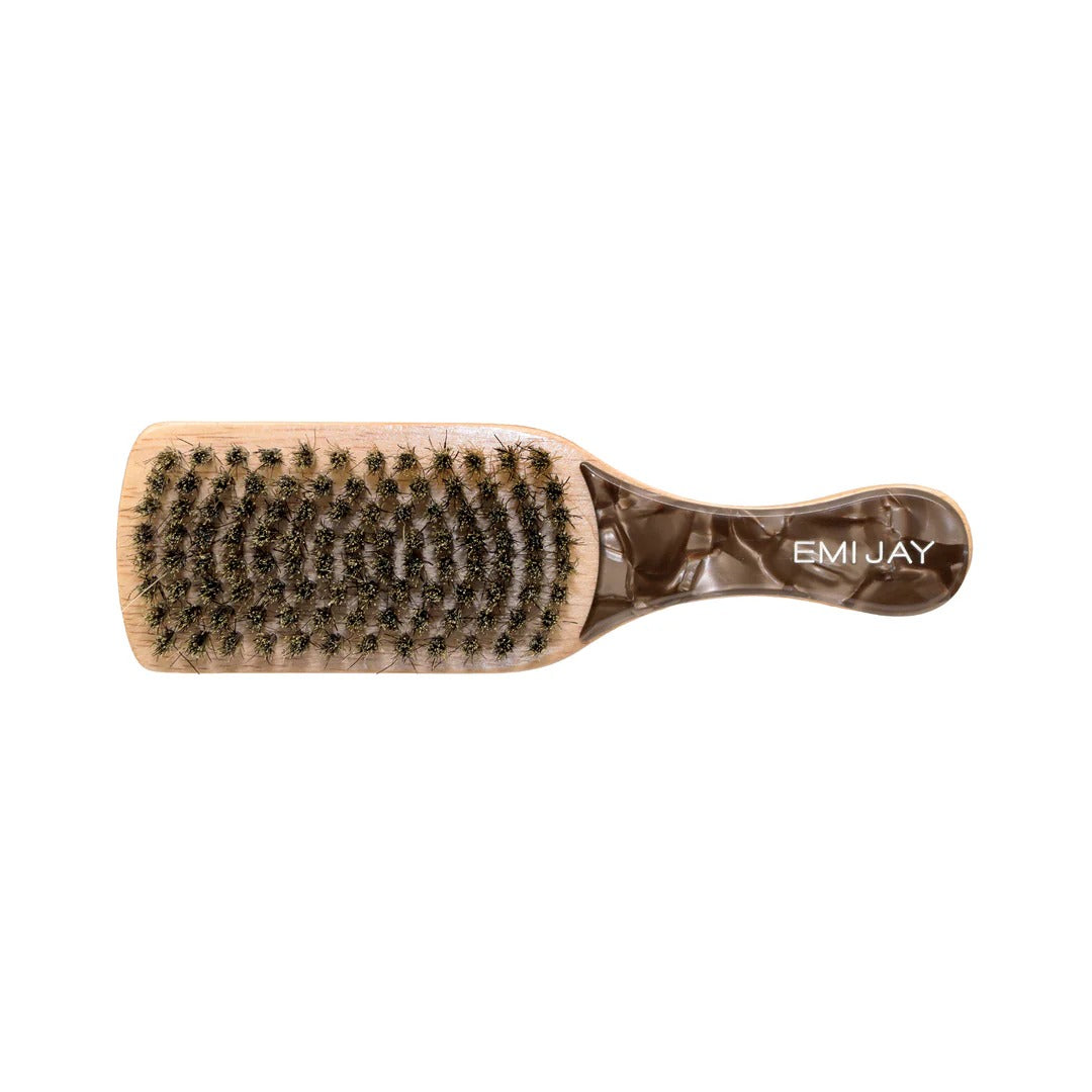 Emi Jay Mini Boar Bristle Brush in Toasted Sugar