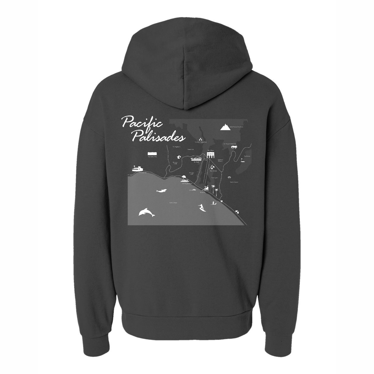 Palisades Hometown Hoodie- Black