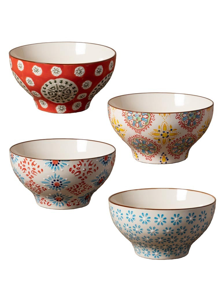 Chehoma Bohemian Bowls – Set of 4